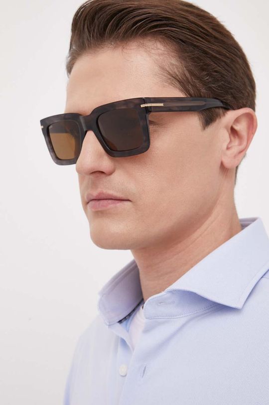 Солнцезащитные очки BOSS Boss, коричневый