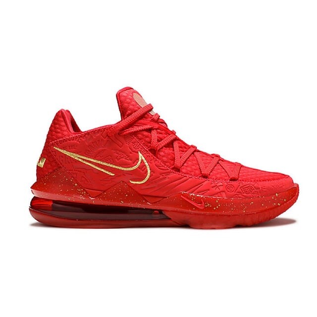 

Lebron xvii low Titan красные мужские кроссовки Nike, красный
