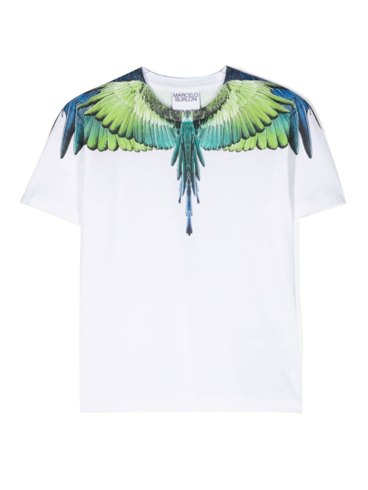 

Marcelo Burlon County Of Milan футболка из органического хлопка с принтом Wings, белый