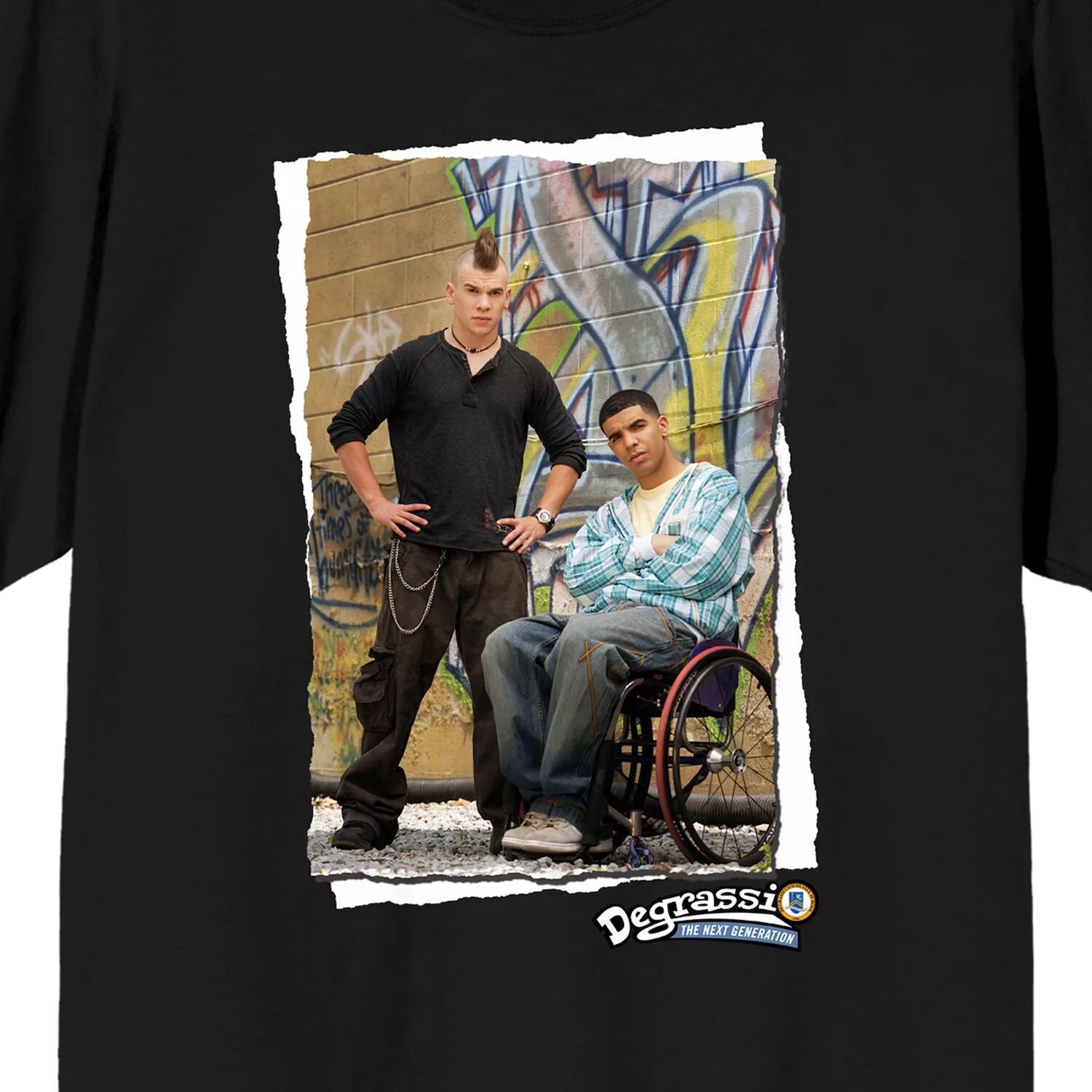 

Мужская футболка Degrassi Jimmy и Spinner Tee Licensed Character