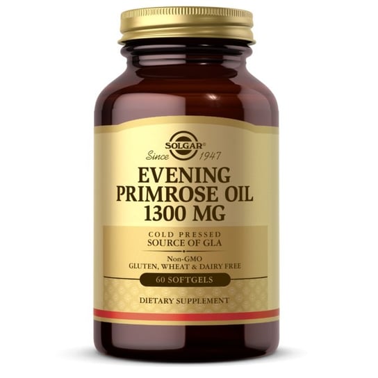Solgar, Evening Primrose, масло вечерней примулы 1300 мг, 60 капсул. масло примулы вечерней solgar evening primrose oil 500 mg 60 шт