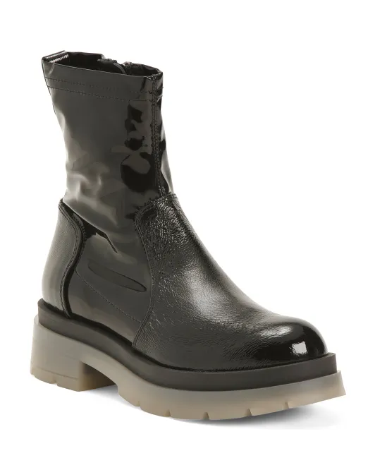 

Ботинки Dhia из лакированной кожи Made In Italy Aquatalia, черный