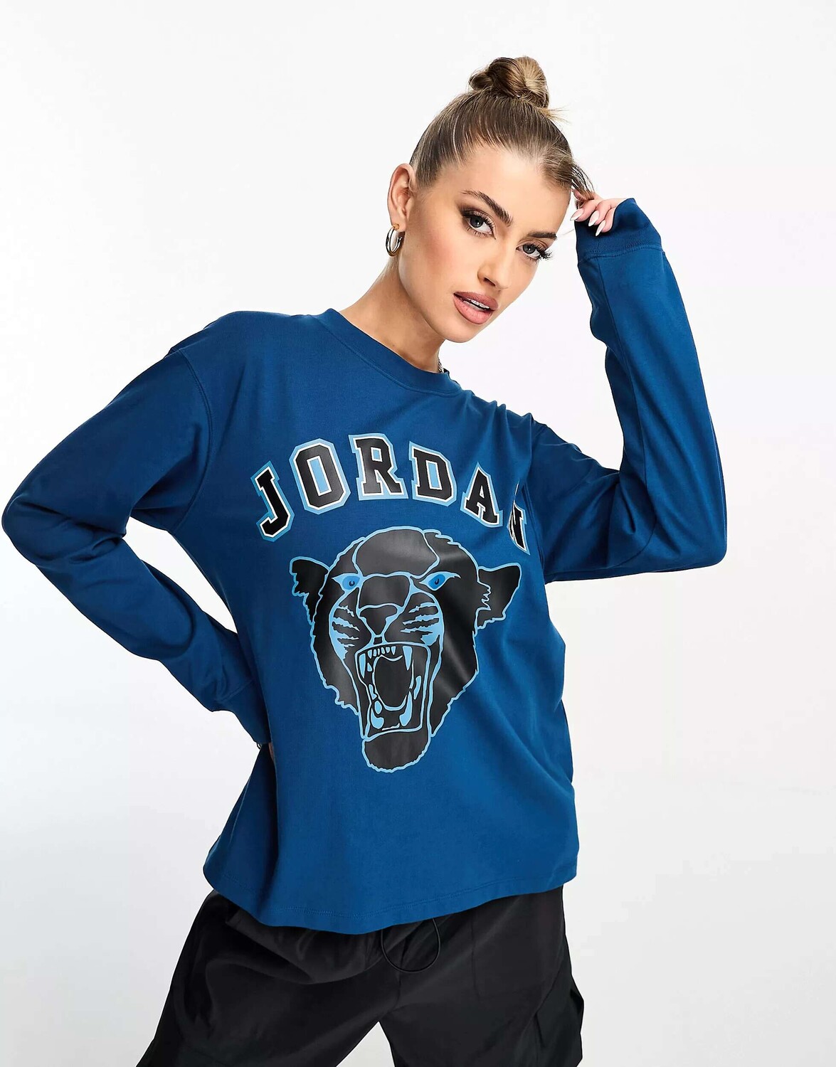 

Топ с длинными рукавами и рисунком Jordan Flight Club