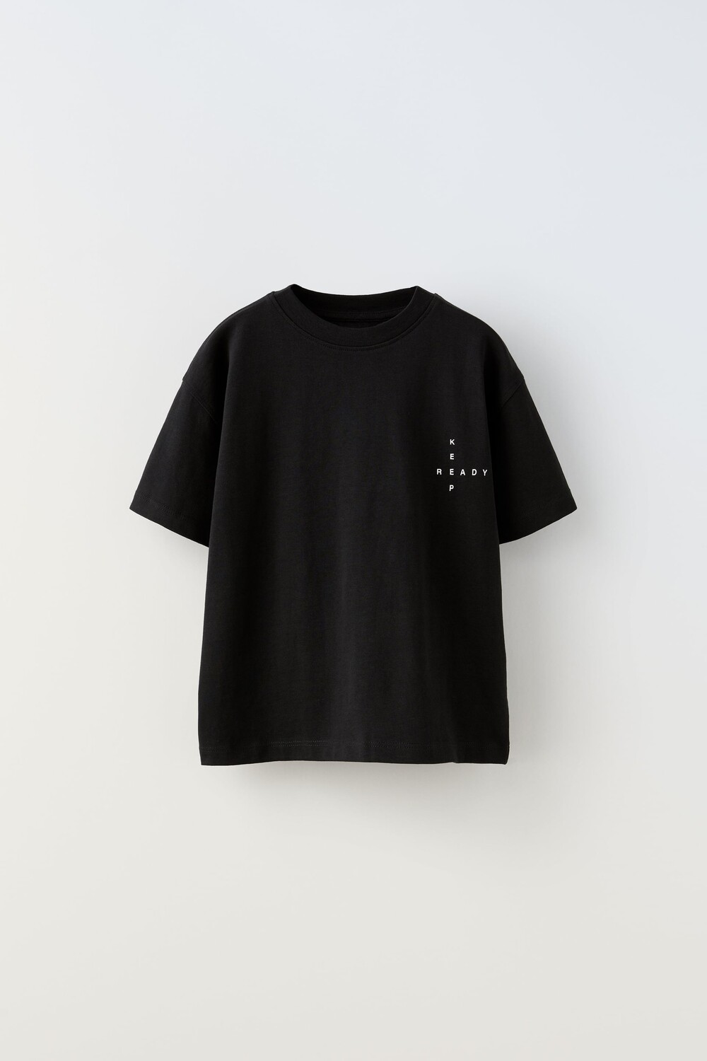

Футболка с принтом Zara, черный
