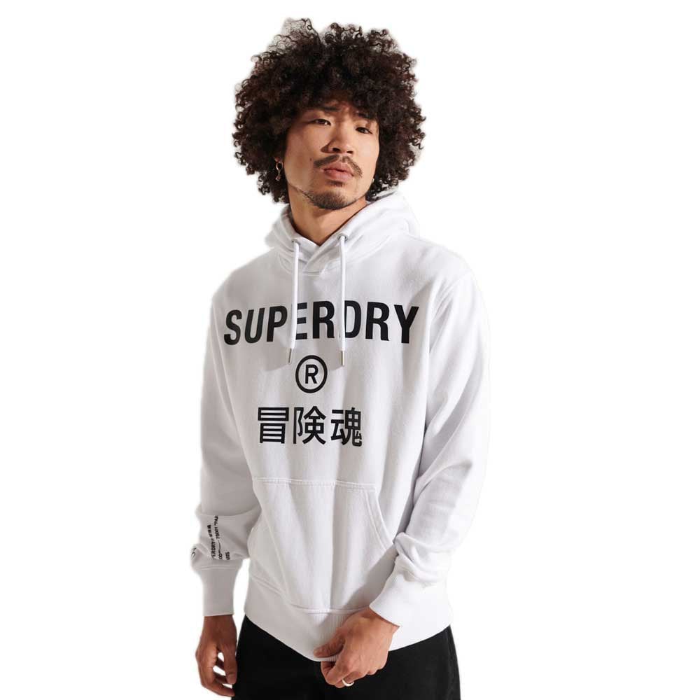 

Худи Superdry Corporate Logo Foil, белый