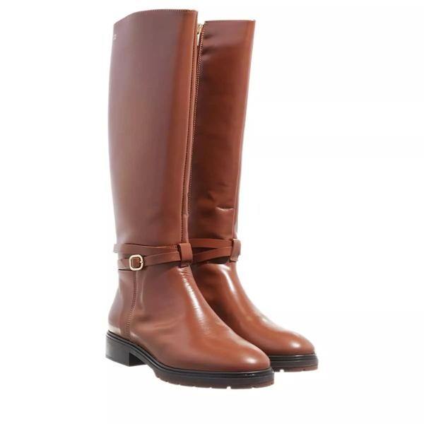 

Ботинки leather belt longboot winter Tommy Hilfiger, коричневый