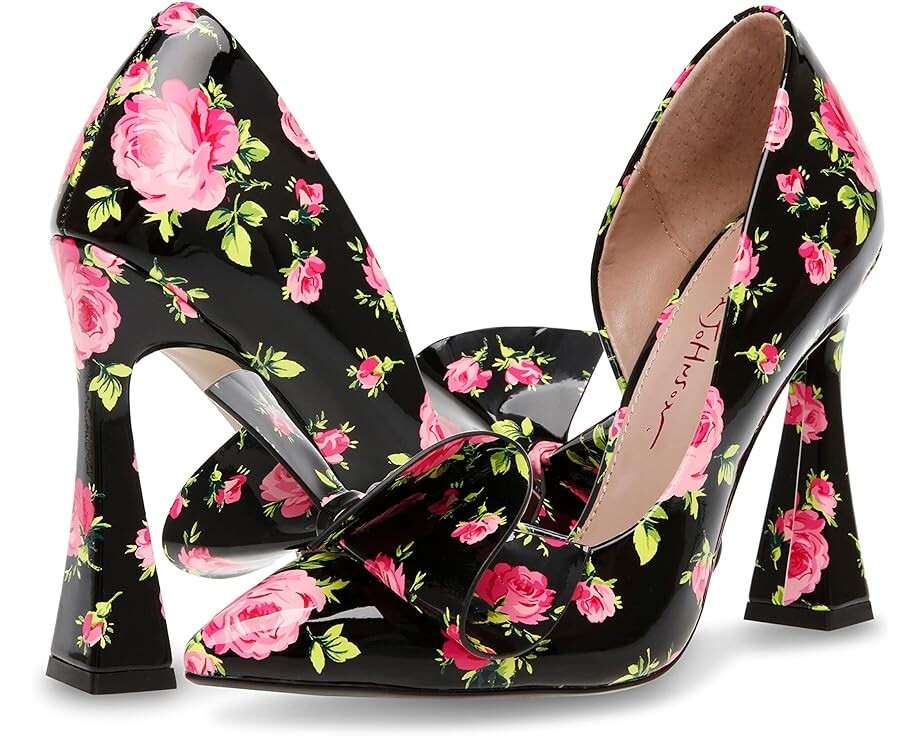 

Туфли Blue by Betsey Johnson Nobble-P, цвет Black Floral