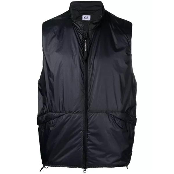 

Куртка lens-detail zip-up gilet Cp Company, черный