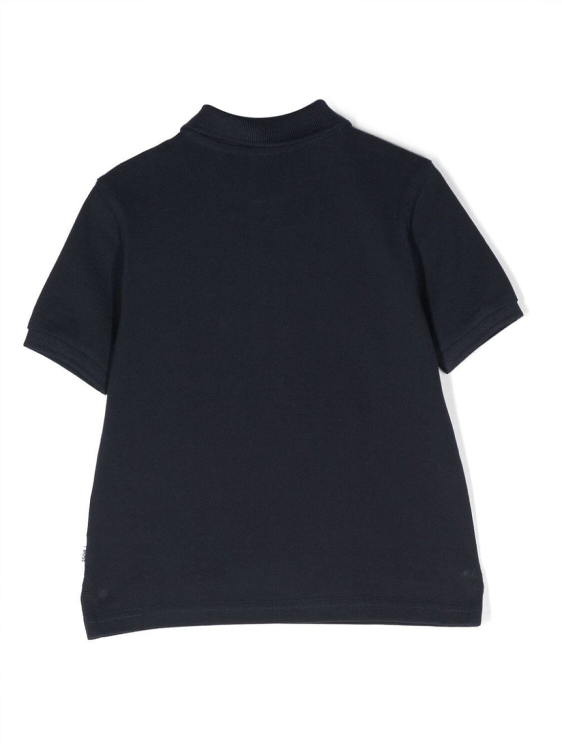 

BOSS Kidswear рубашка поло с вышитым логотипом, синий