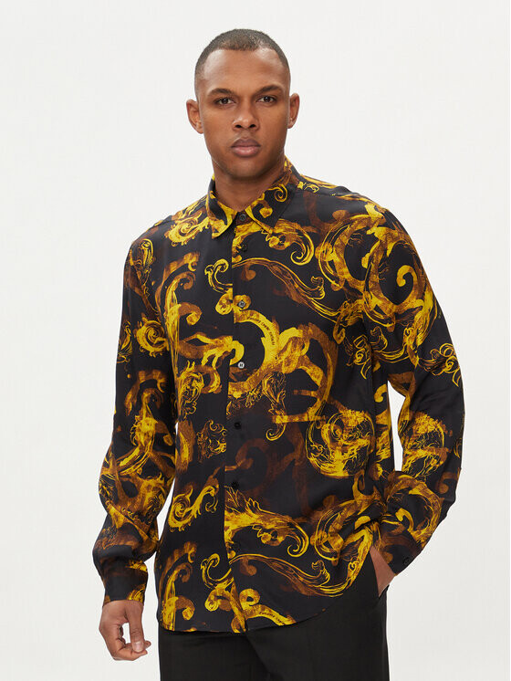 

Рубашка стандартного кроя Versace Jeans Couture, черный