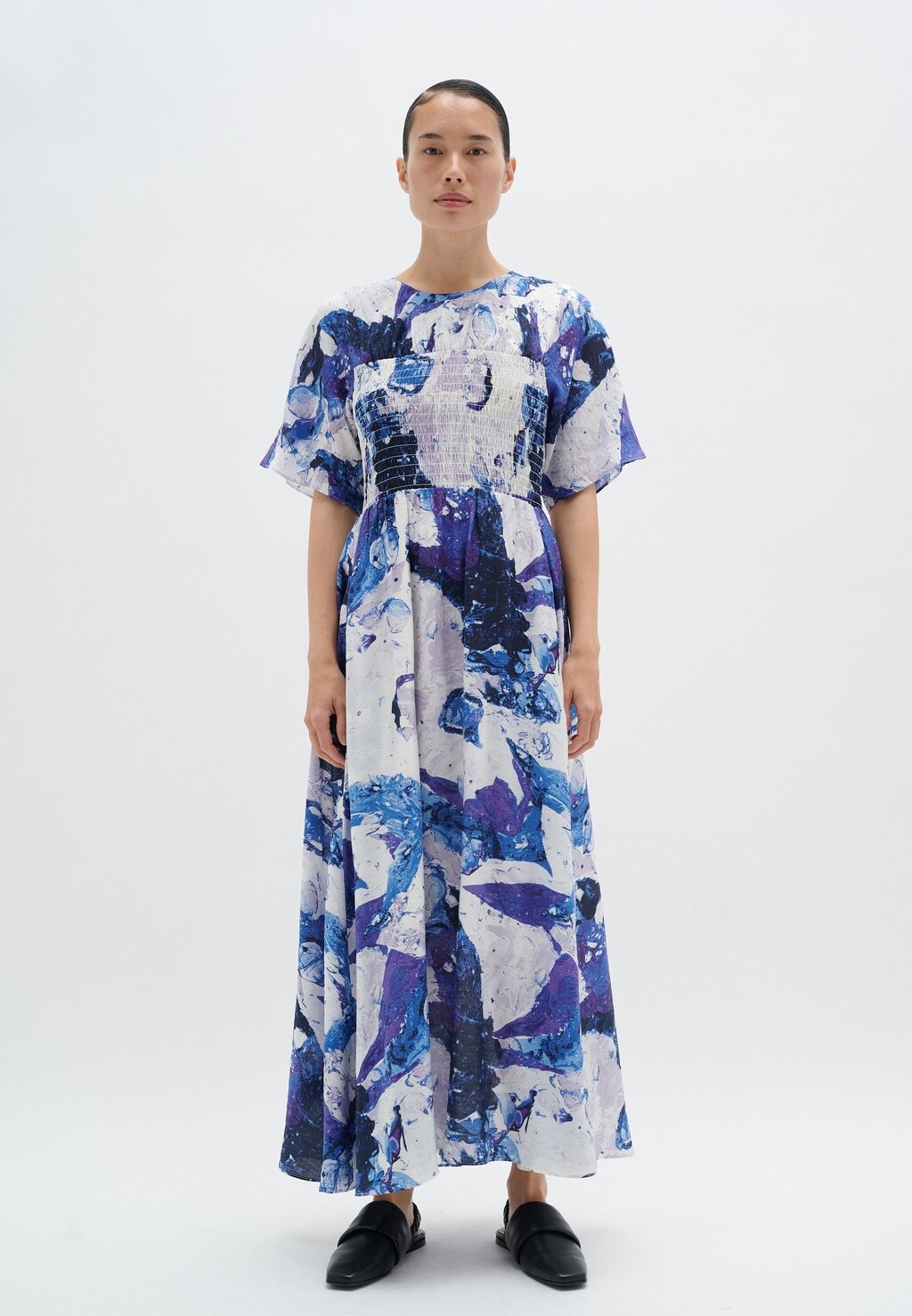 

Длинное платье InWear, фиолетовый меланж