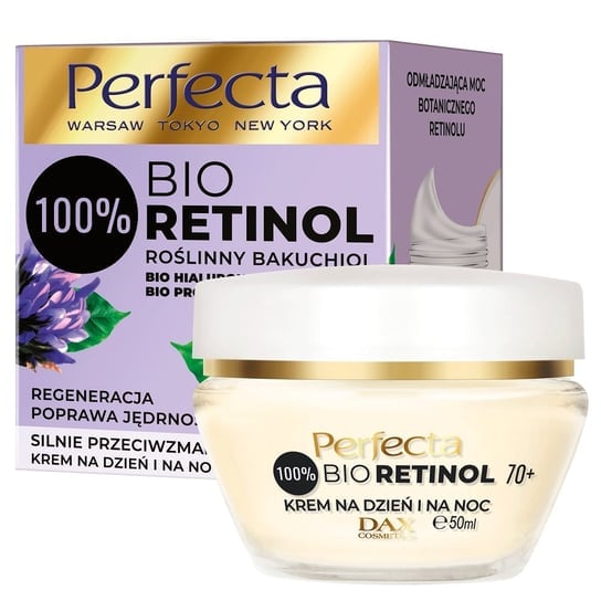 

Дневной и ночной крем против морщин 70+, 50мл Perfecta Bio Retinol