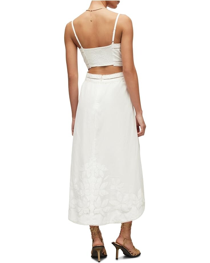 

Платье AllSaints Mala Broderie Dress, цвет Chalk White
