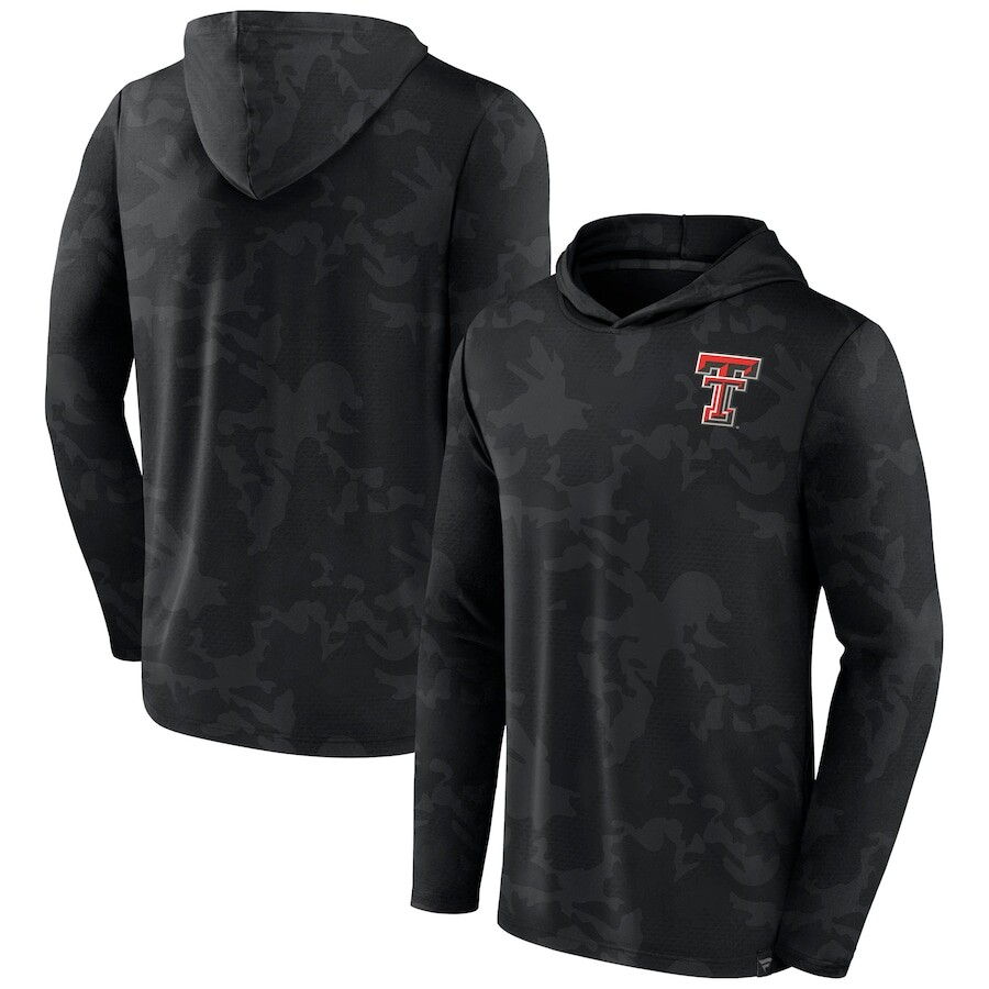 

Футболка с длинным рукавом Fanatics Branded Texas Tech Red Raiders, черный