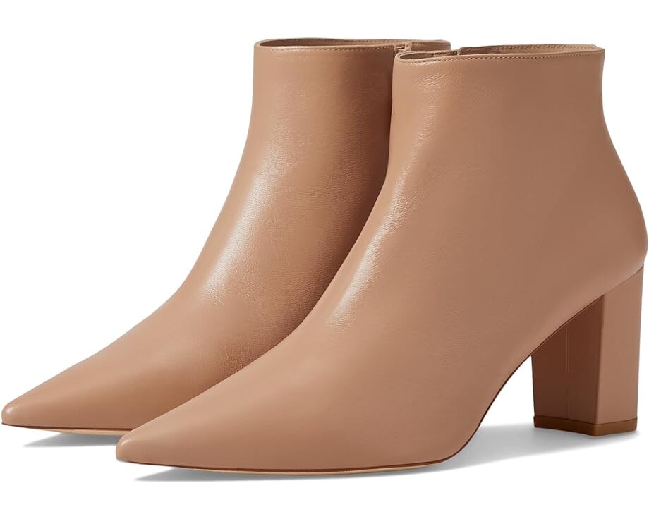 

Ботинки Stuart Weitzman Stuart 75 Zip Bootie, цвет Adobe
