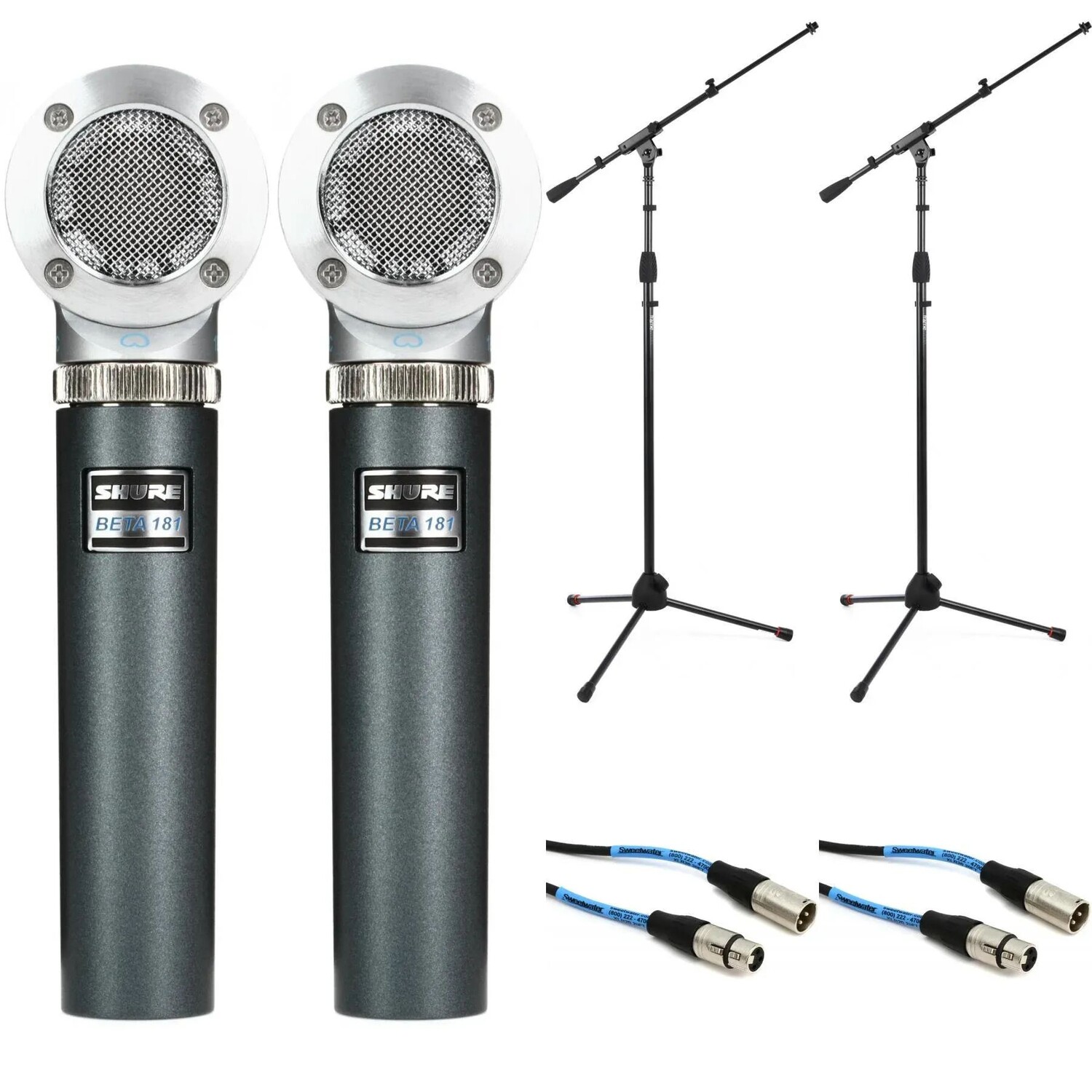 

Конденсаторный микрофон Shure Beta 181/C с малой диафрагмой, подставками и кабелями — пара