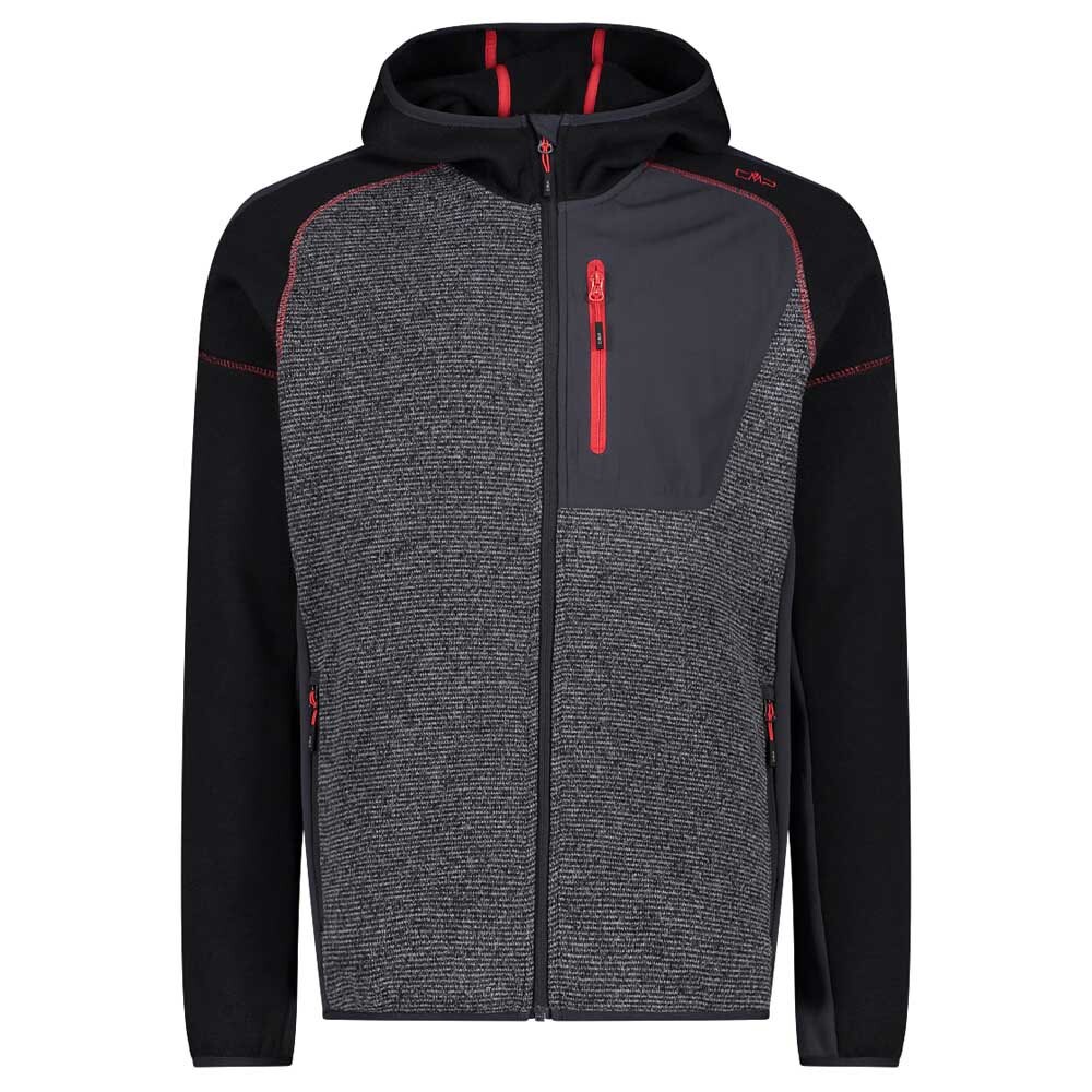 

Толстовка на молнии CMP Fix Hood 32H2187, серый