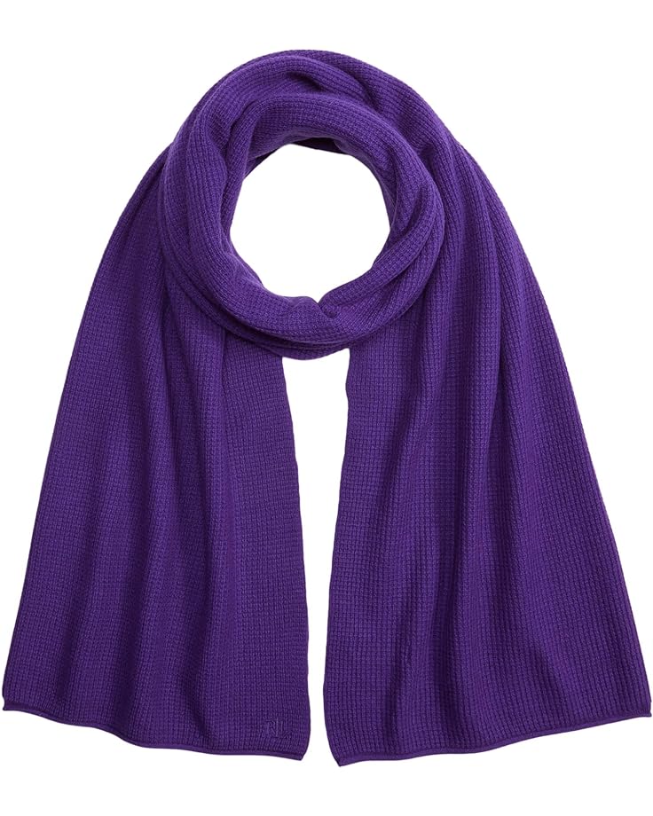 шарф uniqlo cashmere blend бежевый Шарф LAUREN Ralph Lauren Cashmere Blend Wrap, фиолетовый