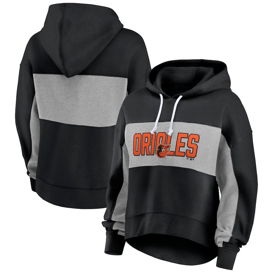 

Пуловер с капюшоном Fanatics Branded Baltimore Orioles, черный