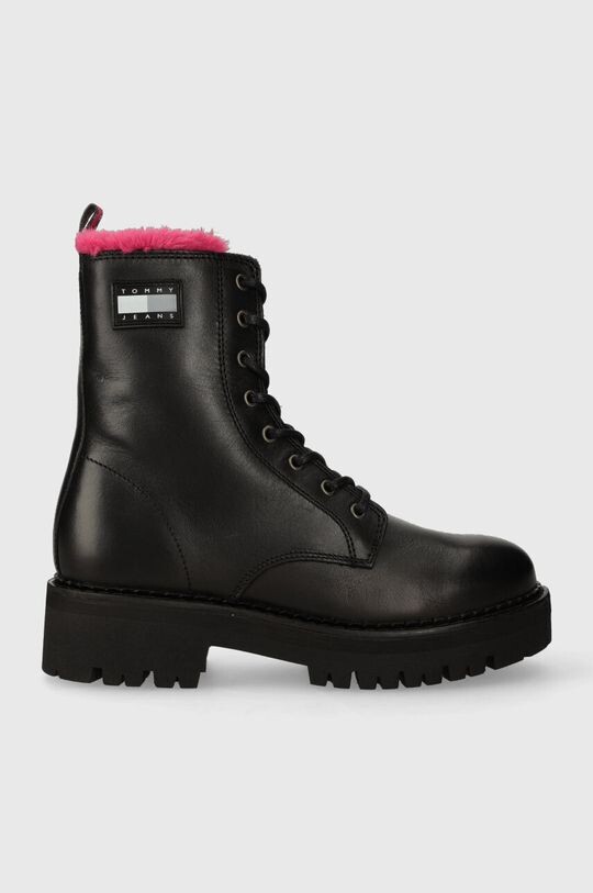 

Кожаные мотоциклетные ботинки TJW W URBAN BOOT SMOOTH LTR WL Tommy Jeans, черный