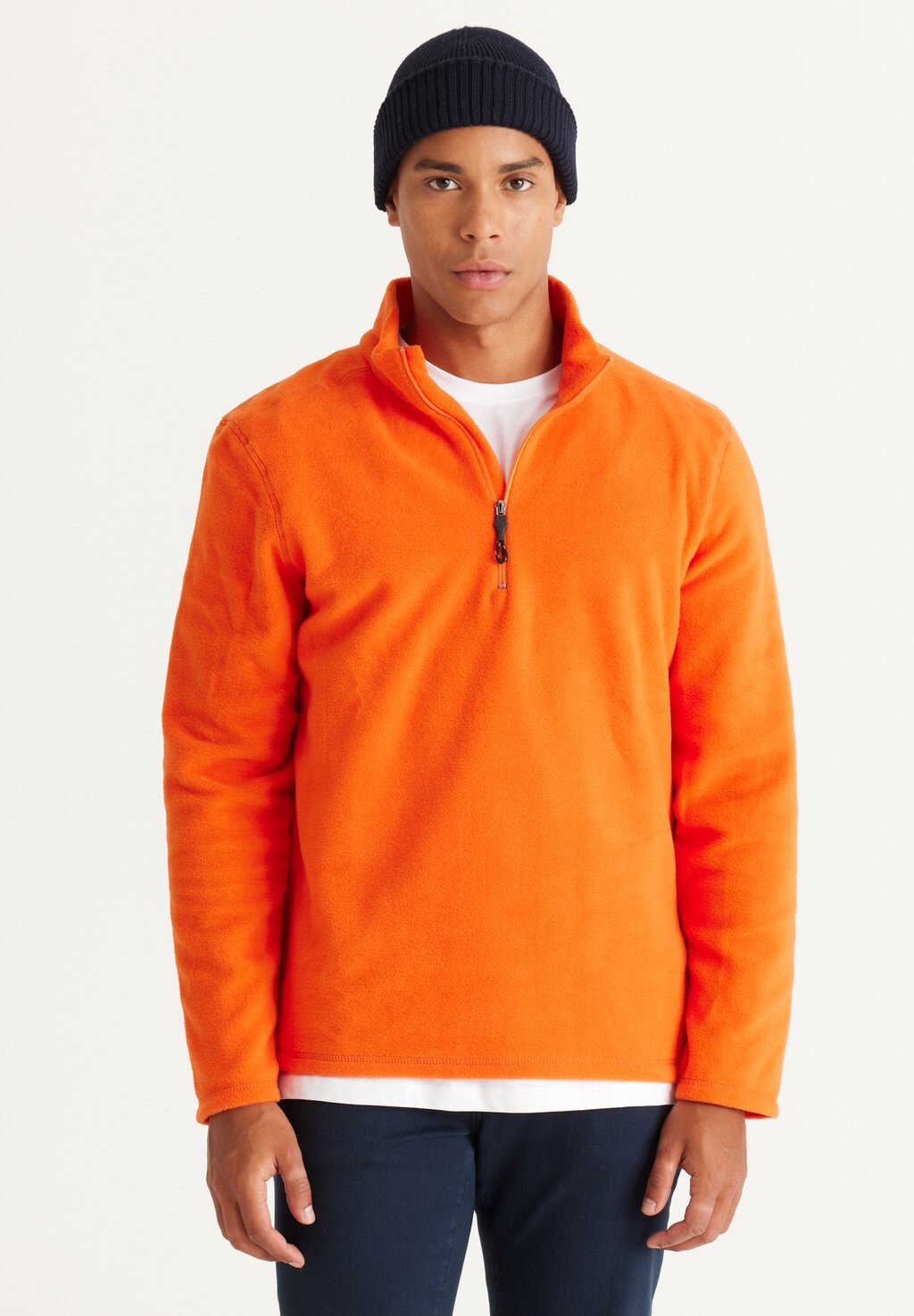 Флисовый пуловер STANDARD FIT AC&CO / ALTINYILDIZ CLASSICS, цвет Standard Fit Fleece Sweatshirt