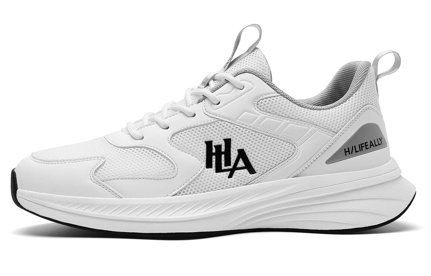 

Кроссовки HLA Lifestyle Shoes Unisex Low-top, белый/серый