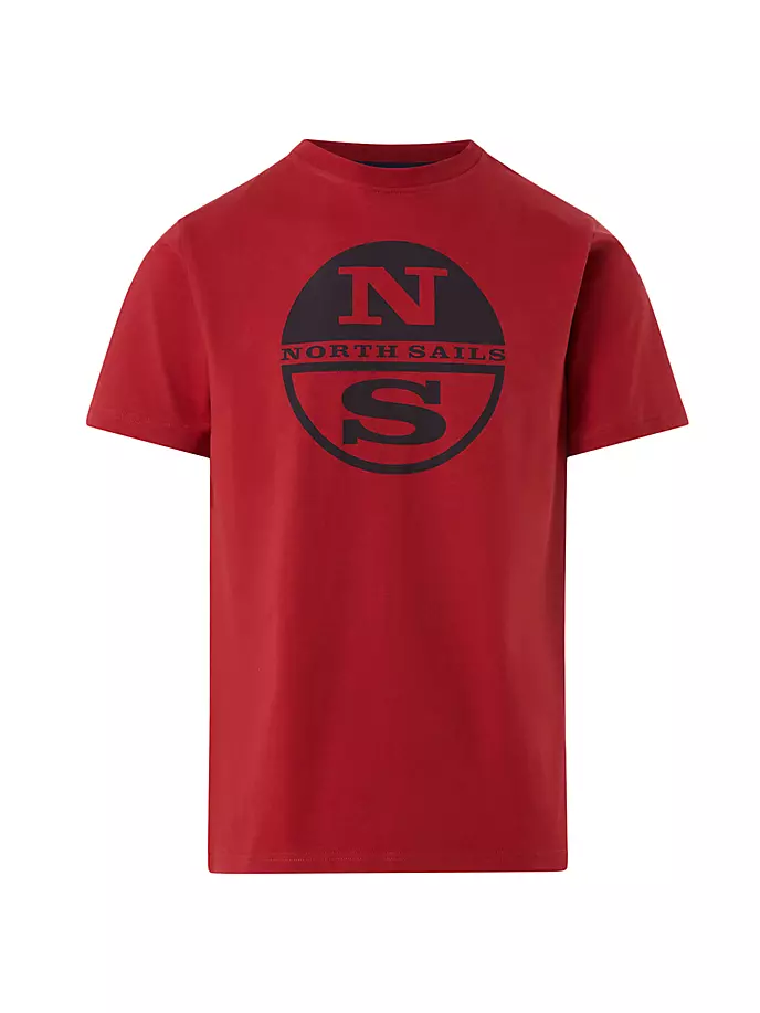 

Футболка с графическим логотипом North Sails, красный