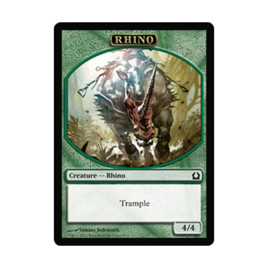 

CCG Жетон носорога (T), MTG - Avacyn Restored