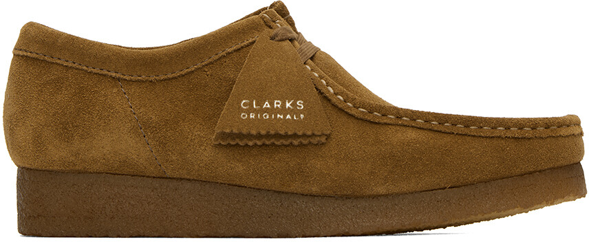 

Clarks Originals Светло-коричневые дерби Wallabee