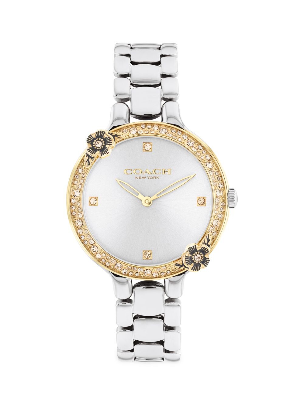 

Часы Chelsea 32MM с двухцветным браслетом из нержавеющей стали COACH