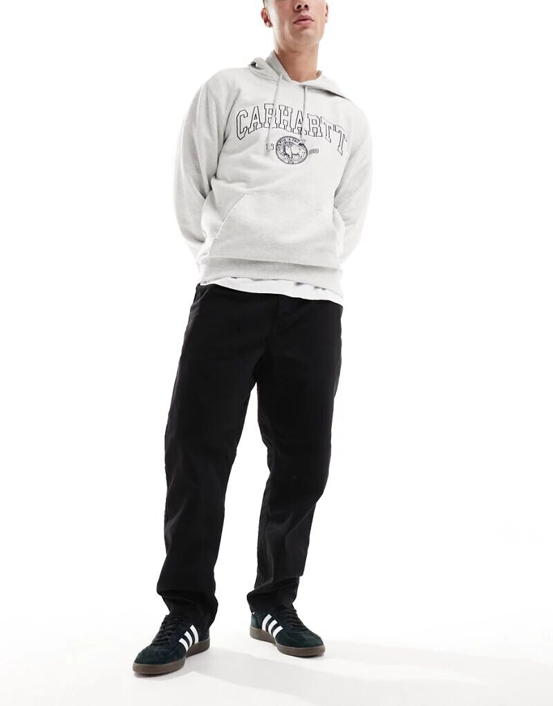

Черные зауженные брюки классического кроя Carhartt WIP Flint