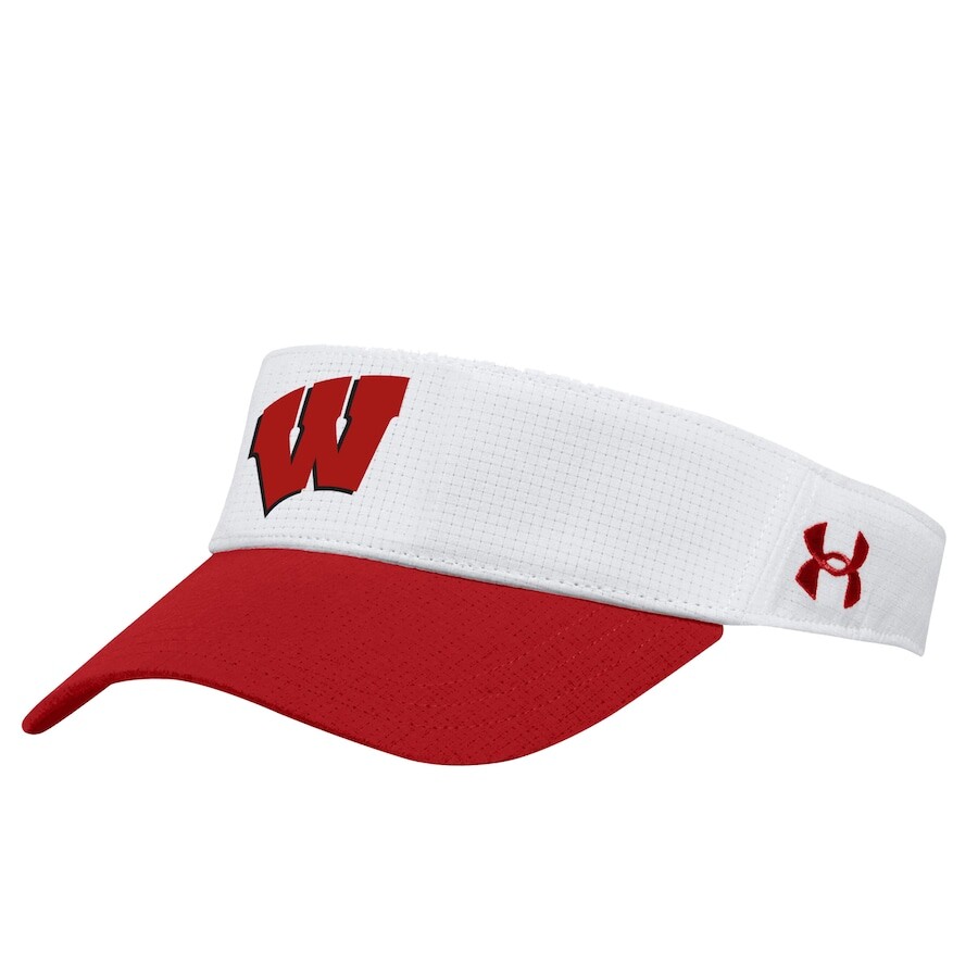 

Козырек Under Armour Wisconsin Badgers, белый
