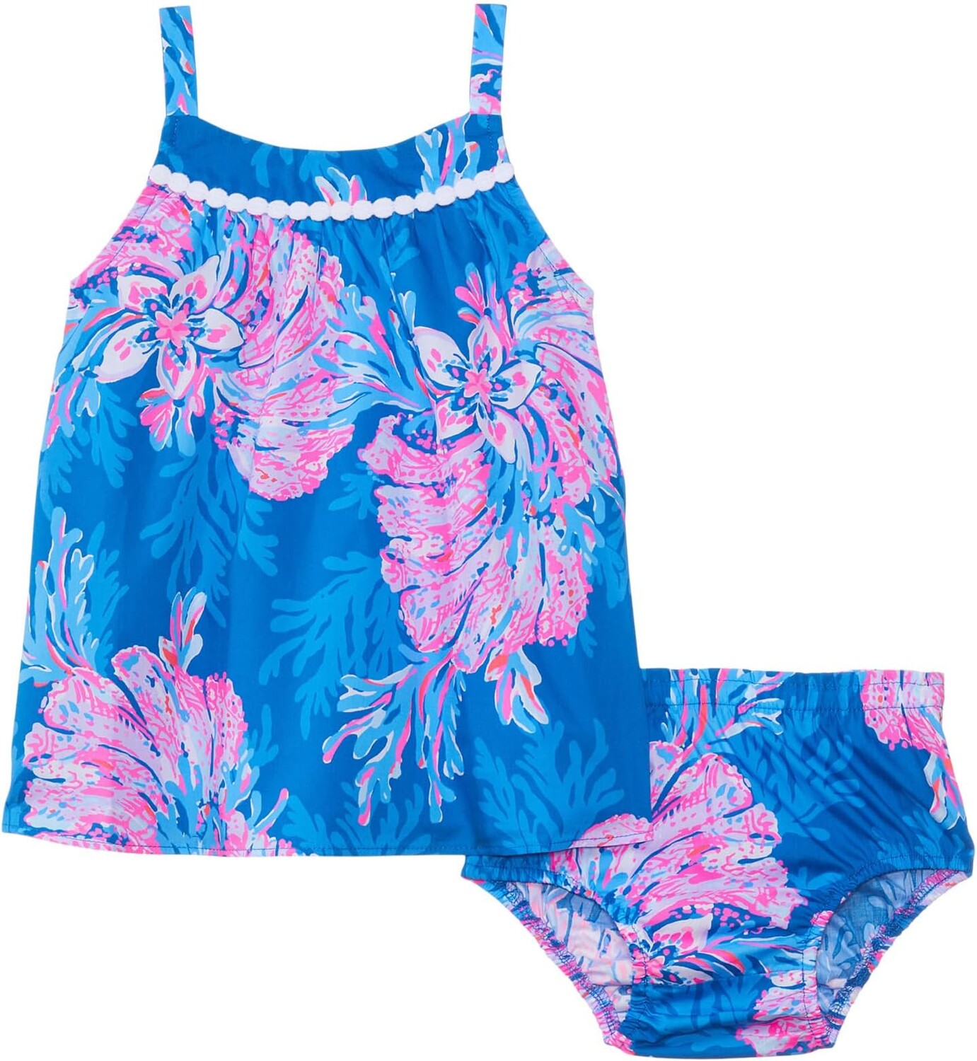 

Платье Lilly Pulitzer Kids Rebekah Infant Dress, цвет Multi For The Fans