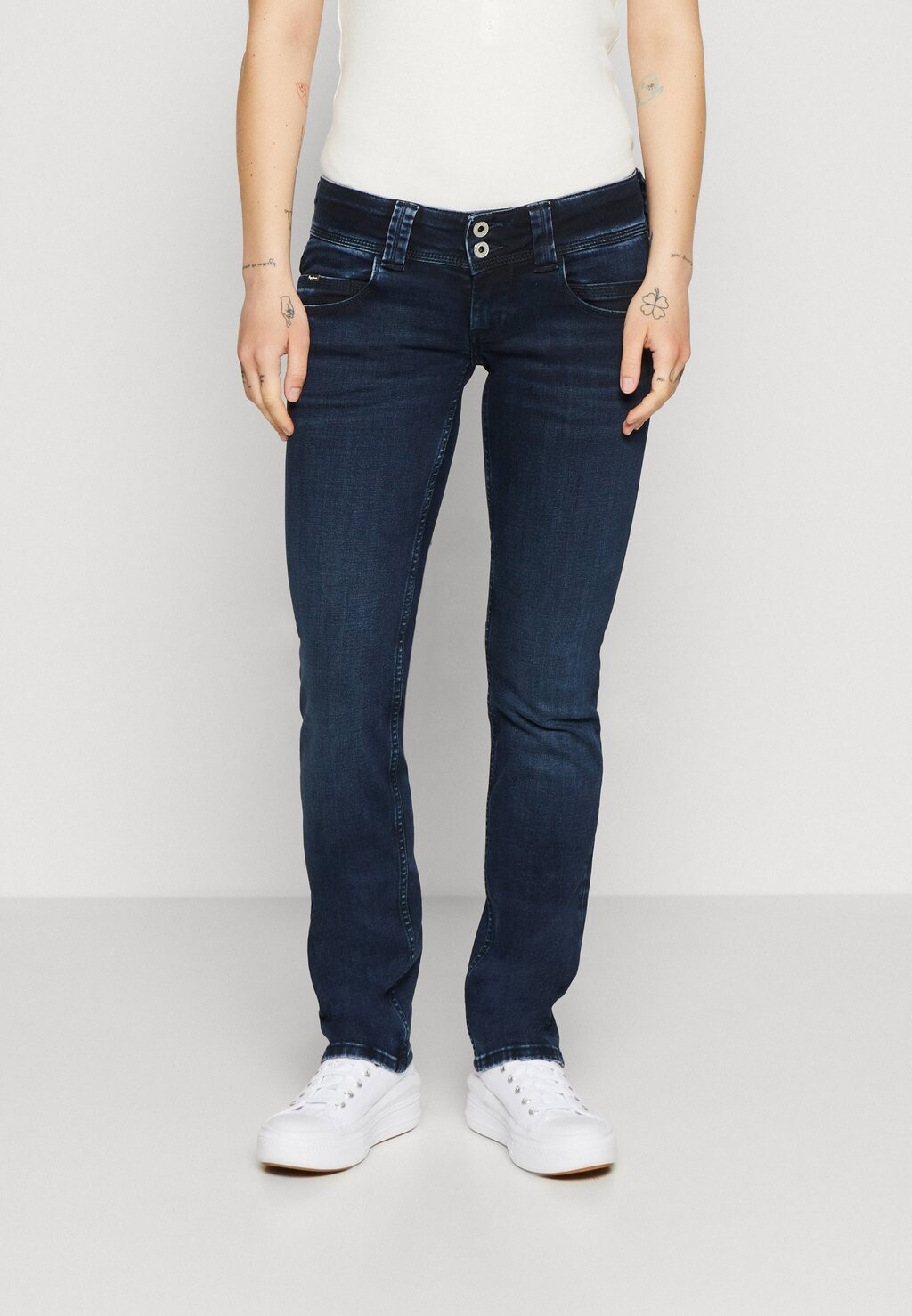 

Джинсы прямого кроя VENUS Pepe Jeans, темно-синий деним