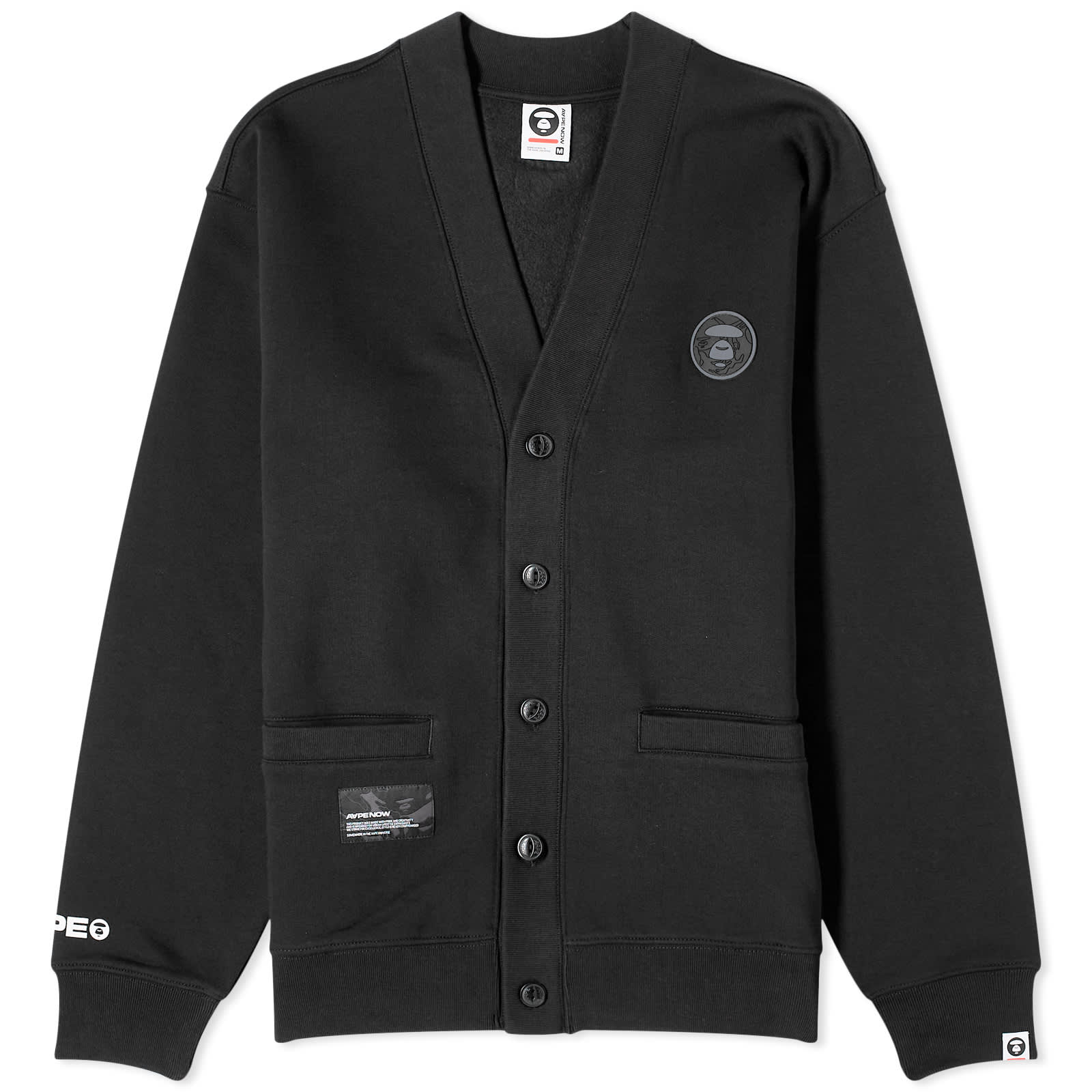 

Свитер Aape Now Jersey Cardigan, черный