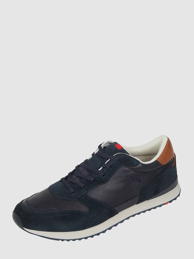 Кожаные кроссовки модель Эдмонд Lloyd, темно-синий