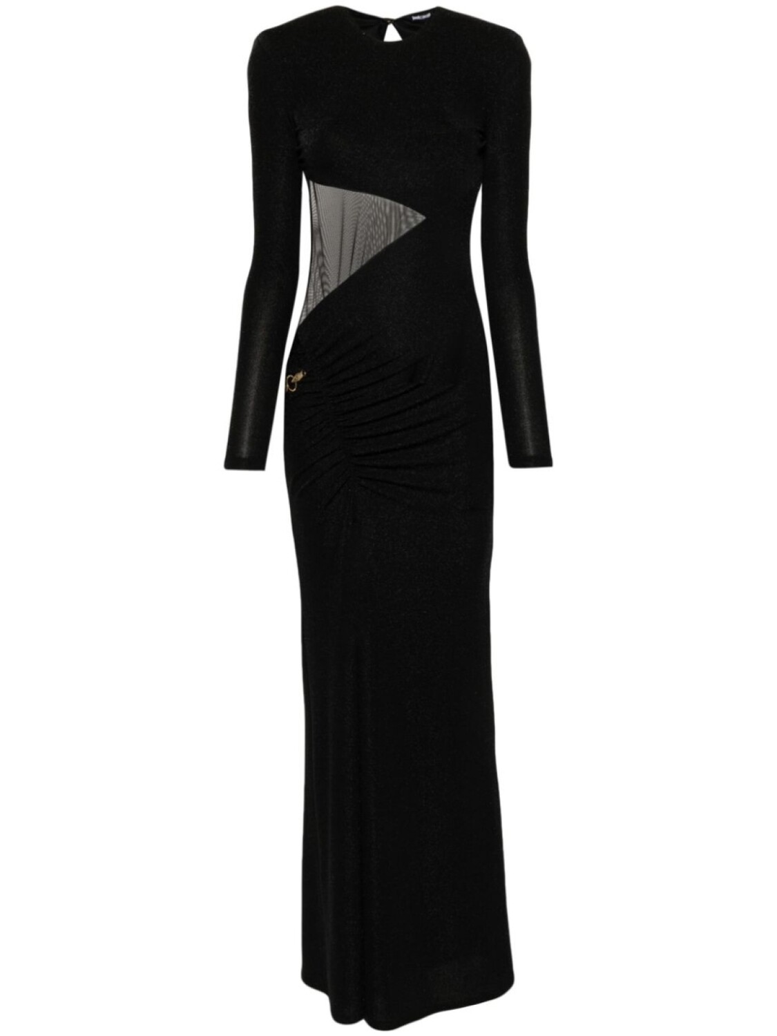 

Just Cavalli платье макси с металлическими нитями, черный