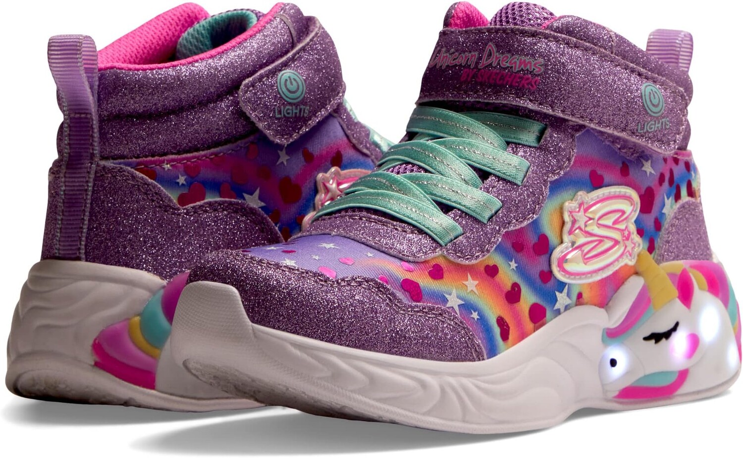 

Кроссовки Lighted - Unicorn Dreams 302332L SKECHERS KIDS, цвет Lavender/Multi