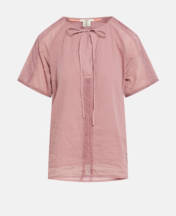 

Рубашка блузка Esprit, античный розовый