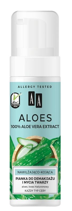 AA Aloes пена для умывания лица, 150 ml