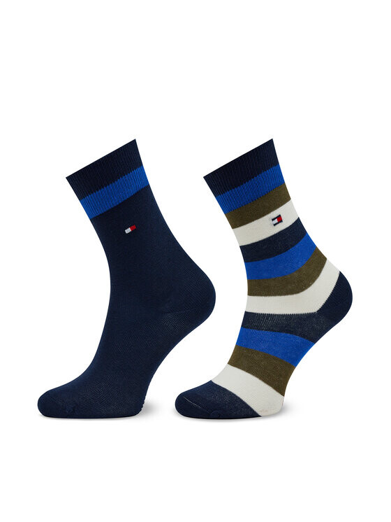 

Комплект из 2-х высоких детских носков Tommy Hilfiger, мультиколор