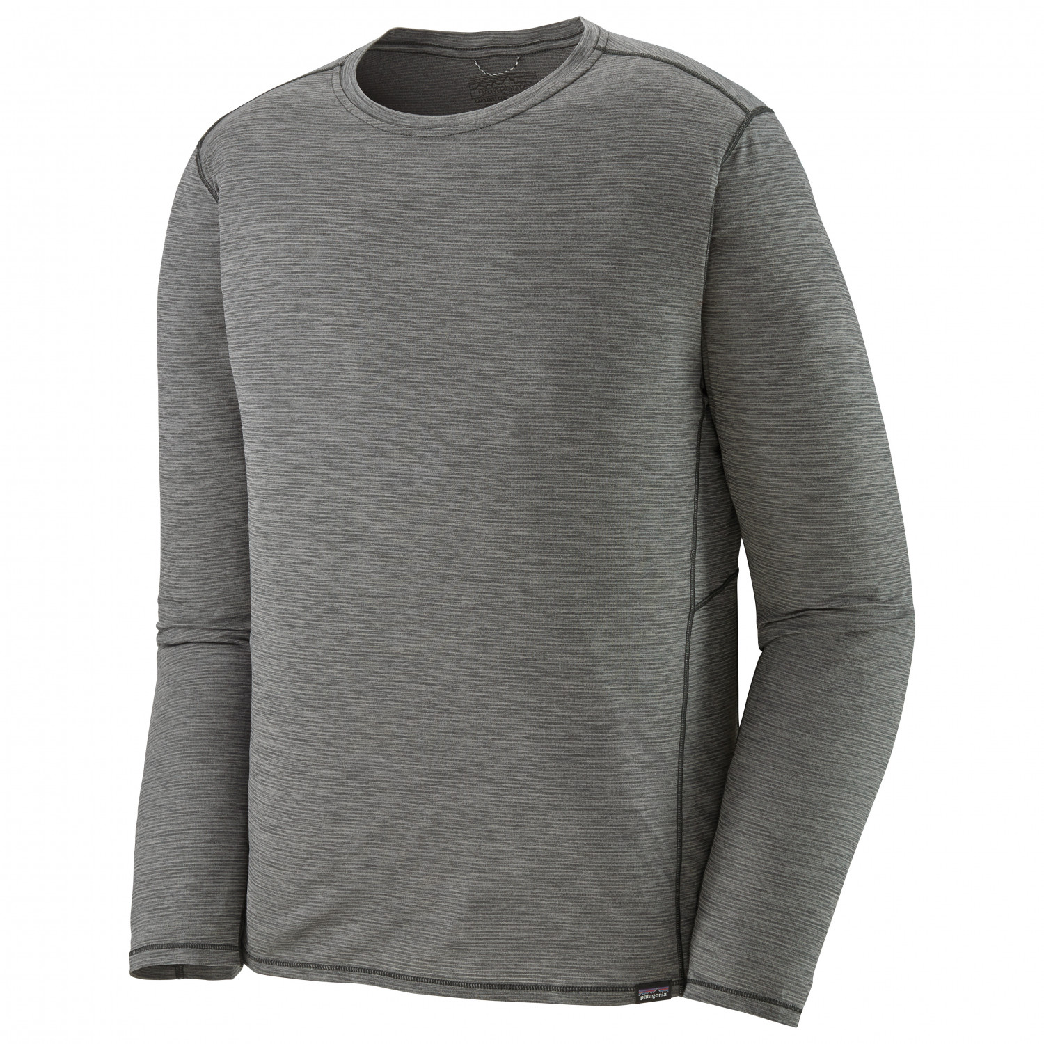 Функциональная рубашка Patagonia L/S Cap Cool Lightweight Shirt, цвет Forge Grey/Feather Grey X Dye