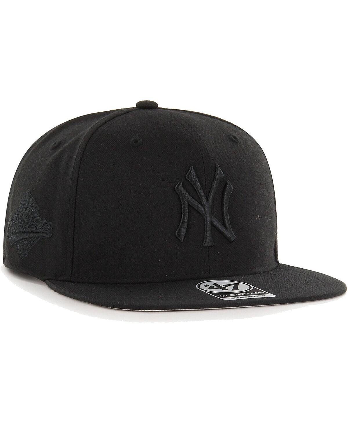 

Мужская кепка New York Yankees Black on Black Sure Shot Captain Snapback '47 Brand