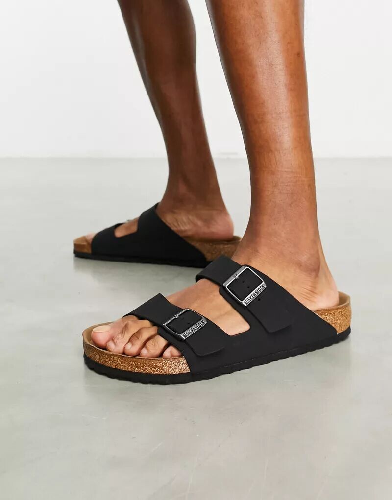 Черные сандалии Birkenstock Vegan Arizona