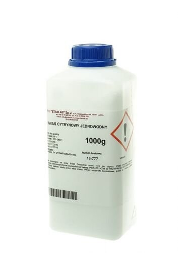 

Кислота лимонная моногидрат PURE 1кг Stanlab