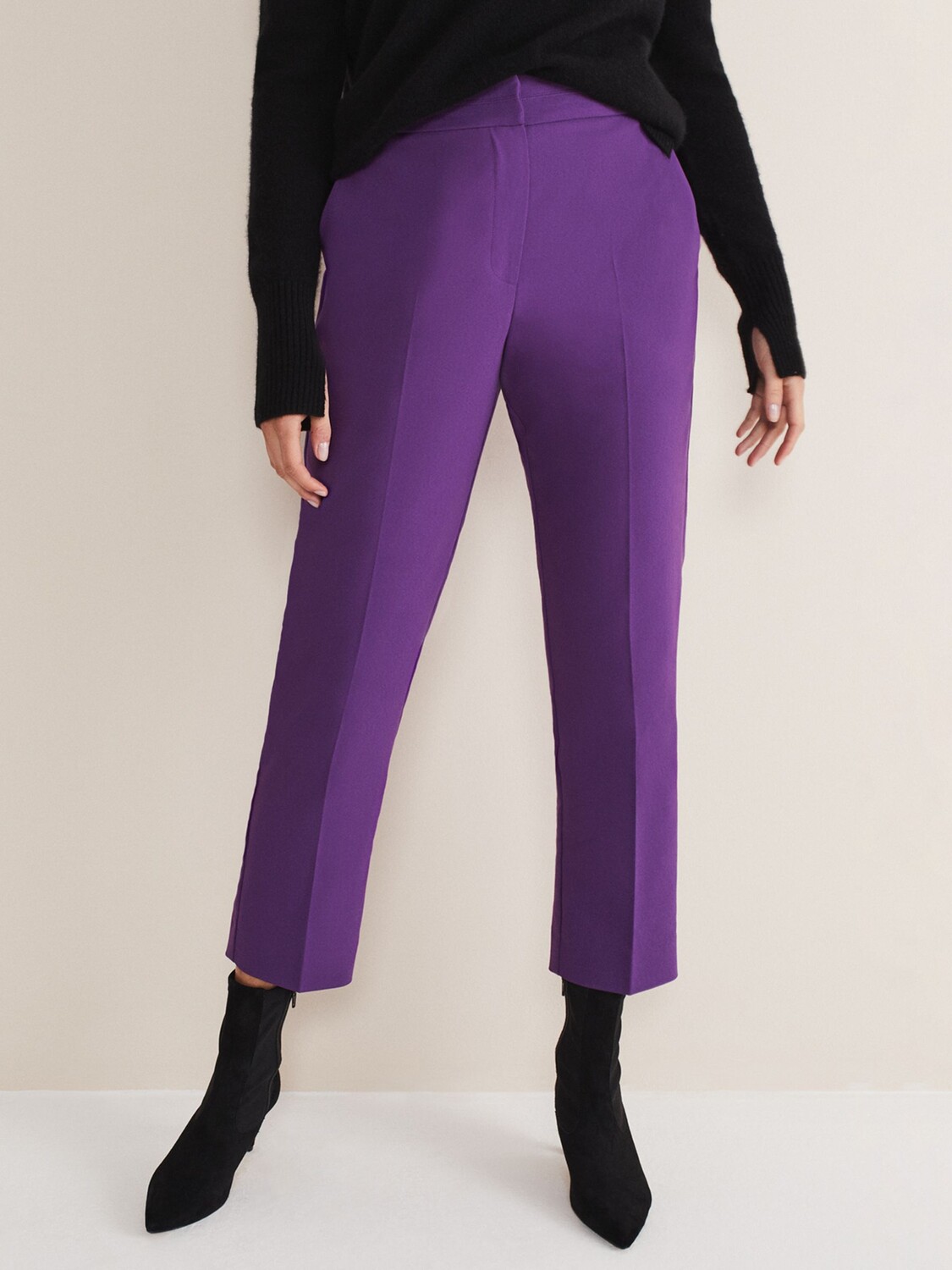 

Укороченные брюки Phase Eight Julianna, фиолетовые, Фиолетовый