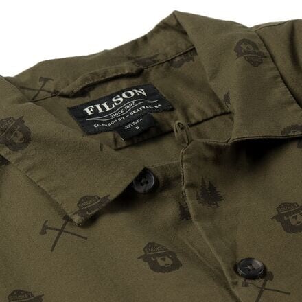 

Рубашка Smokey Bear Camp мужская Filson, цвет Twill