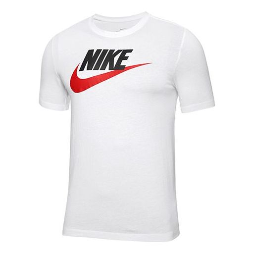 

Футболка m nsw tee icon futura casual sports алфавит с принтом круглый вырез короткий рукав Nike, белый