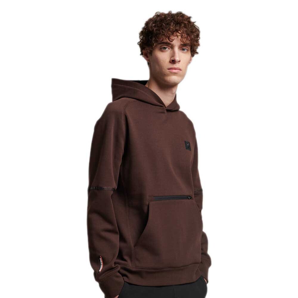 

Худи Superdry Code Tech, коричневый