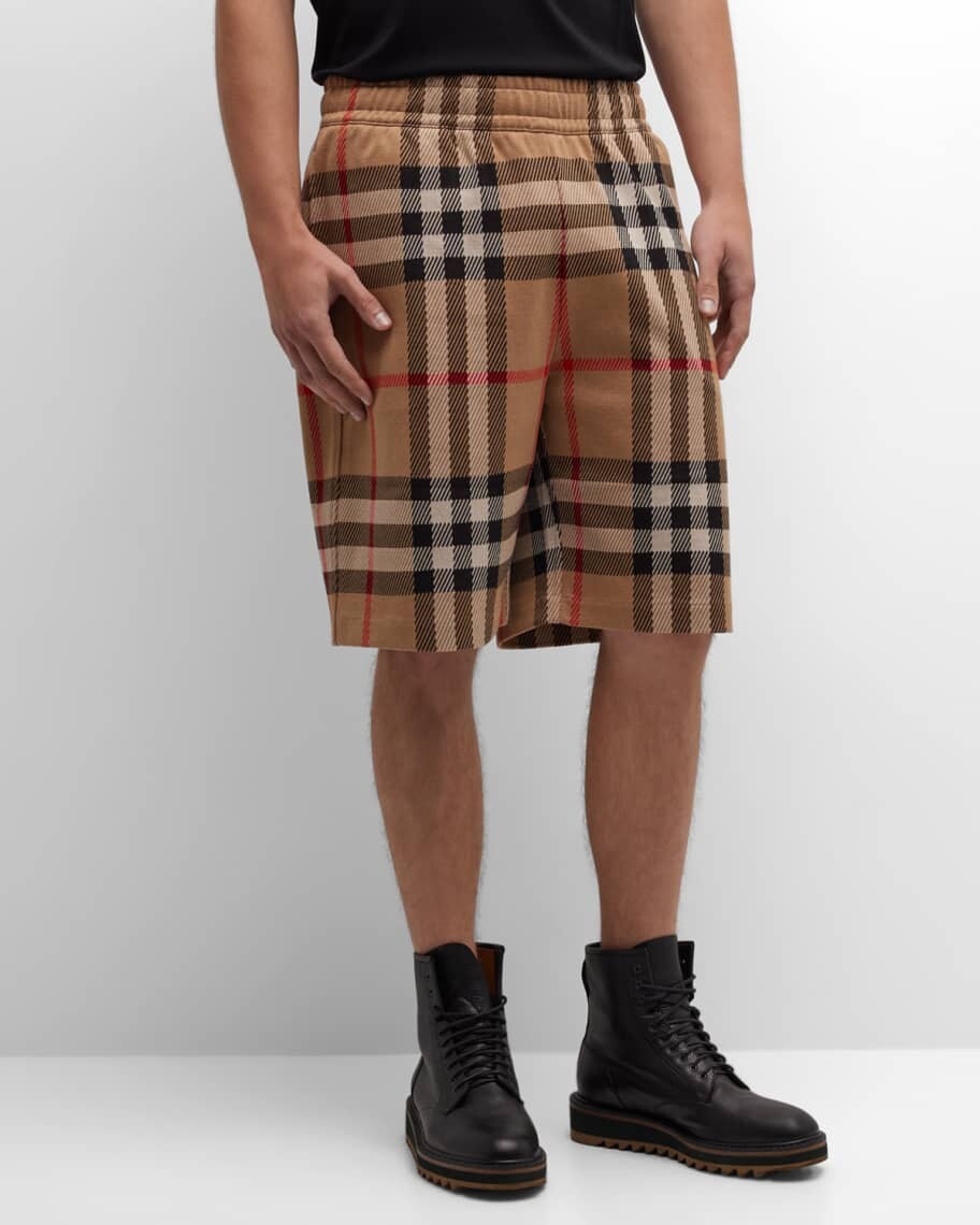 

Мужские вязаные шорты Ferryfield в клетку Burberry